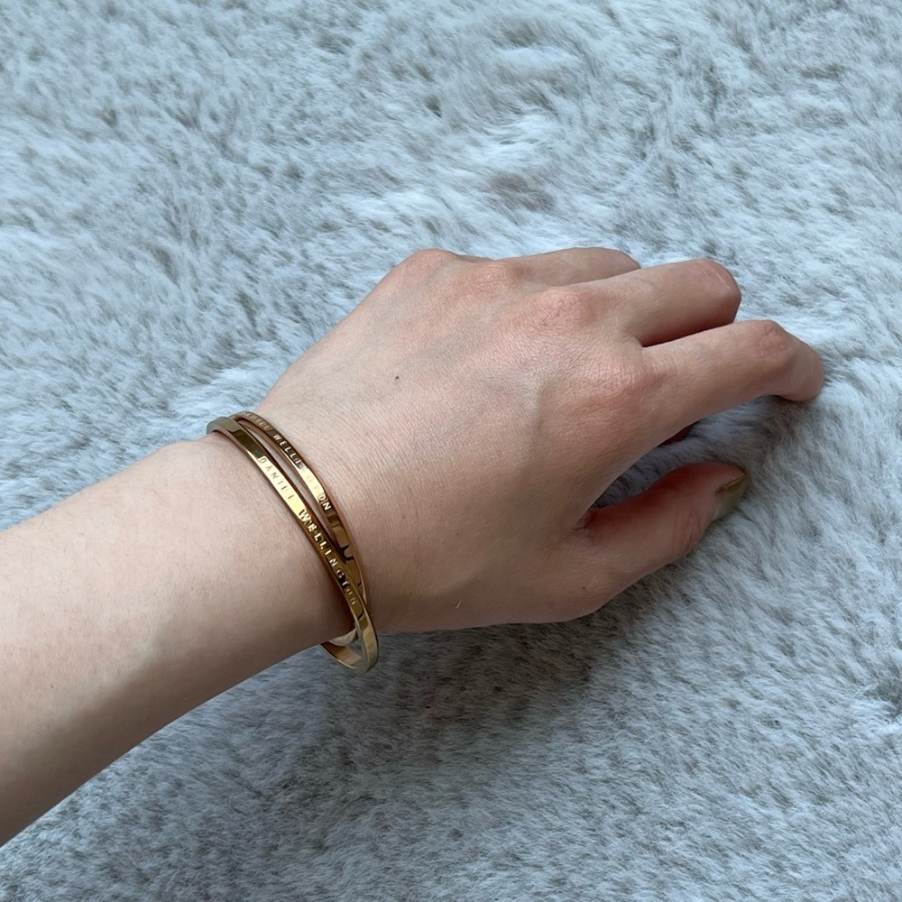 Daniel Wellington Gold Bracelets (Set of 2)